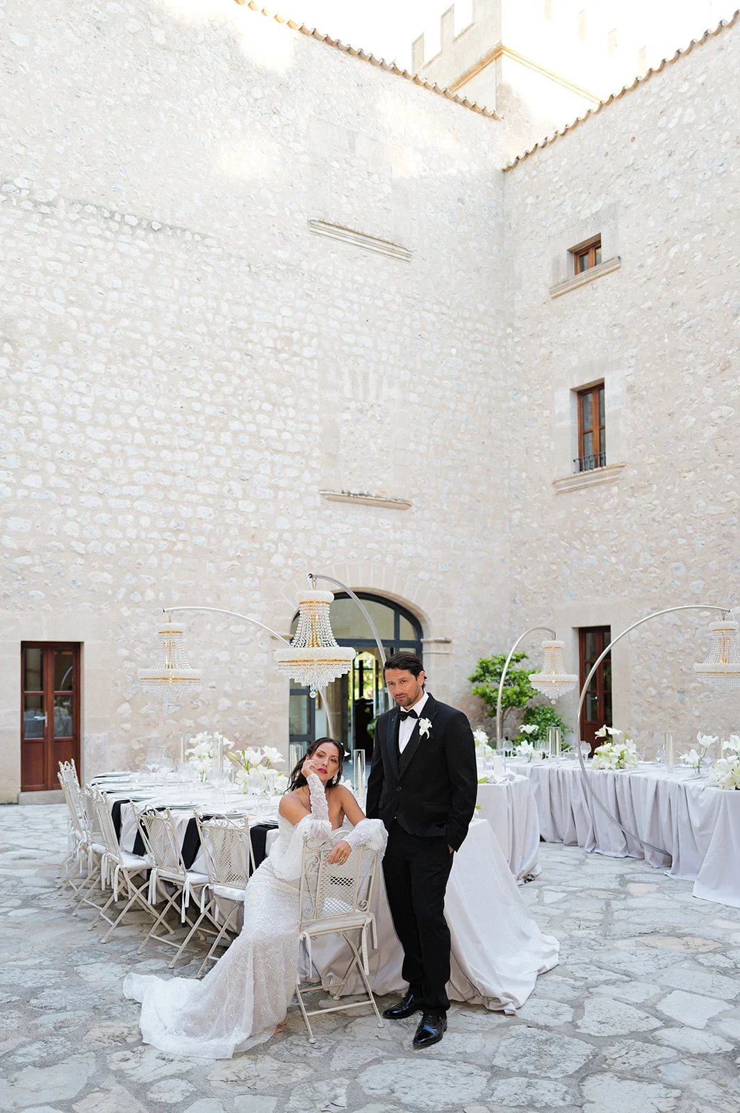 Real wedding moment filmed in Mallorca
